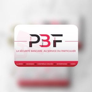 Présentation de la réalisation de la carte de visite PBF et de la refont du logo