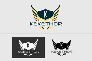 Logo Kekethor et ses déclinaisons noir et blanc