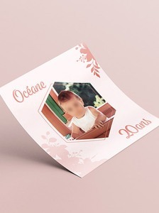 Carte d'invitation d'anniversaire sur-mersure 20 ans