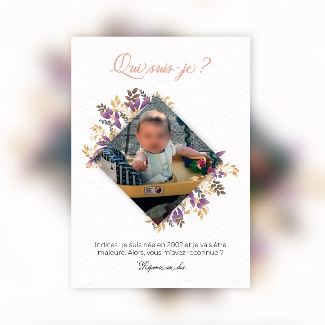 Invitation anniversaire