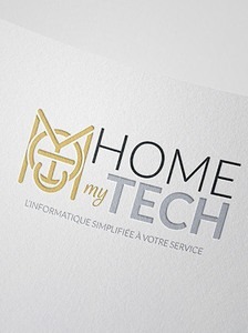 Création de logo Home My Tech à Saint-Romain-le-Puy