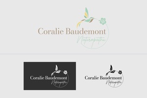 Présentation de la création du logo pour l'identité visuelle de Coralie Baudemont