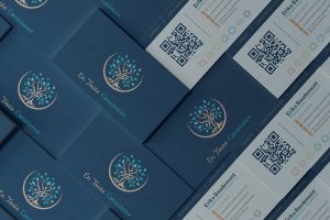 Création de carte de visite En Toute Conscience, entreprise de bien-être dans la Loire