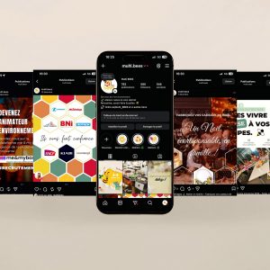 Création de visuels réseaux sociaux pour entreprise (facebook, instagram et Linkedin)